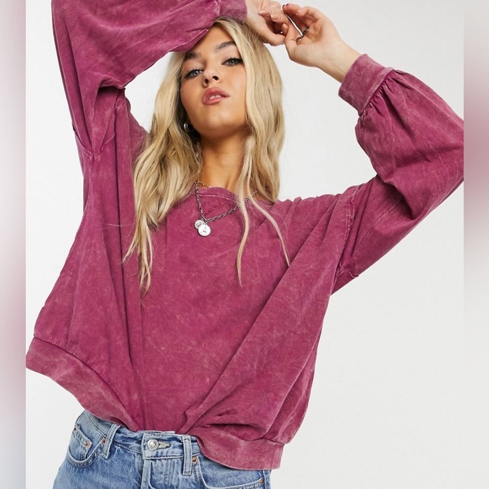 NWT Free People Drop Shoulder Top